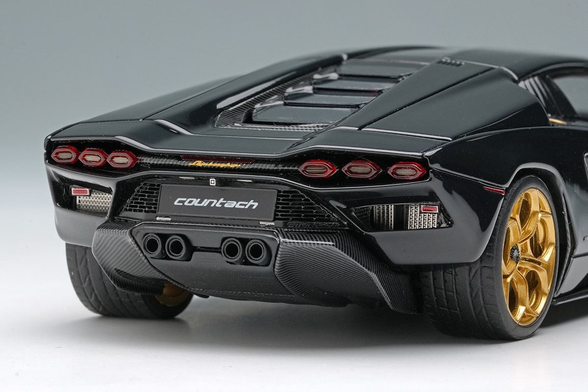 EIDOLON EM740J 1/43 Lamborghini Countach LPI 800-4 2022 Black Resin Ltd 60pcs