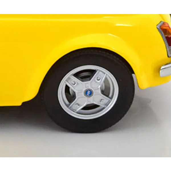 KK Scale KKDC120064 1/12 Fiat 500 F Custom 1968 Yellow [Die-cast Mini Car]
