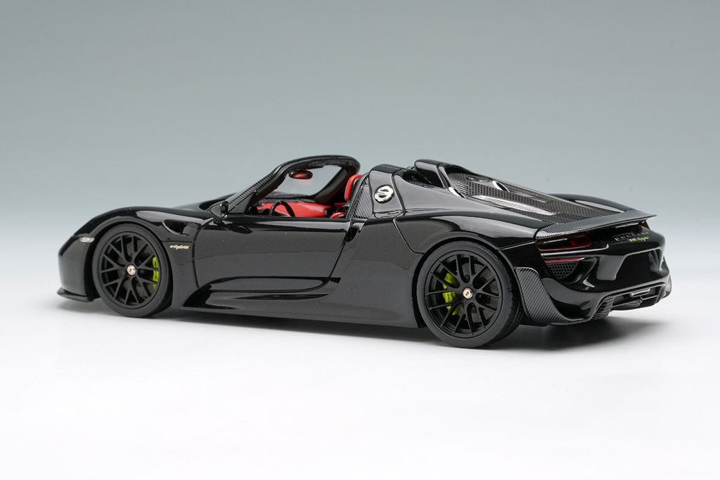 Make Up EIDOLON EM569I 1/43 Porsche 918 Spyder Weissach 2011 Basalt Black