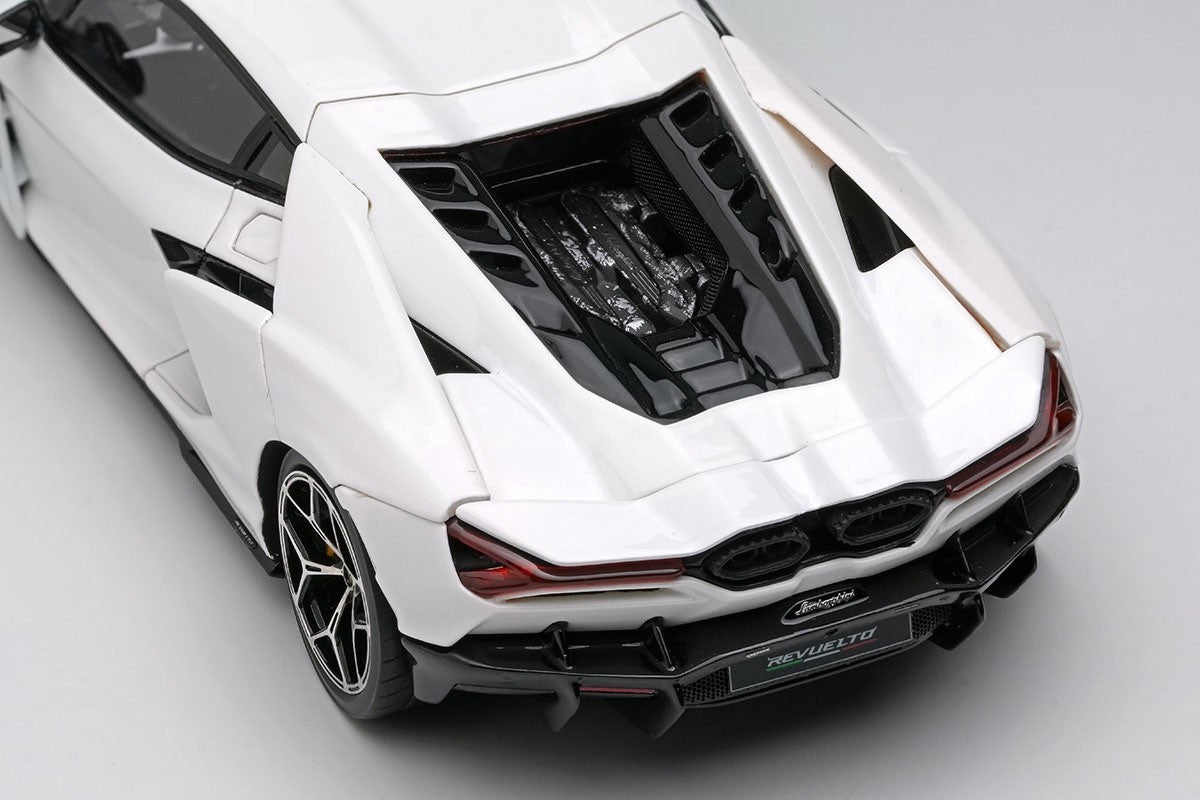 Make Up EIDOLON EM739B 1/43 Lamborghini Revuelto 2024 Bianco Monocerus/Black
