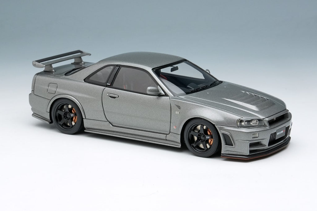 Make Up EIDOLON EM422B 1/43 Nissan Skyline GT-R Nismo BNR34 CRS Dark Gray