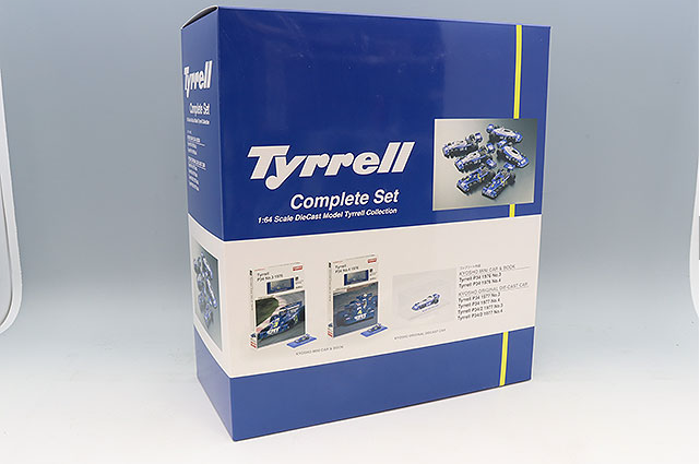 Kyosho K07038B-SET 1/64 Tyrrell P34 Set 1976-1977 Multicolor Diecast