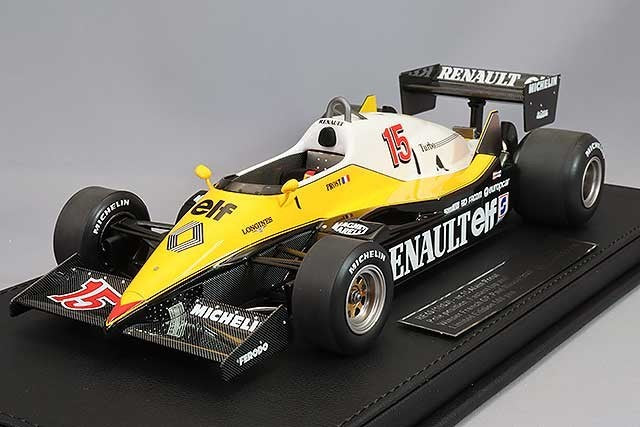 TOPMARQUES GRP143C 1/18 Renault RE40 1983 French GP Winner #15 Resin
