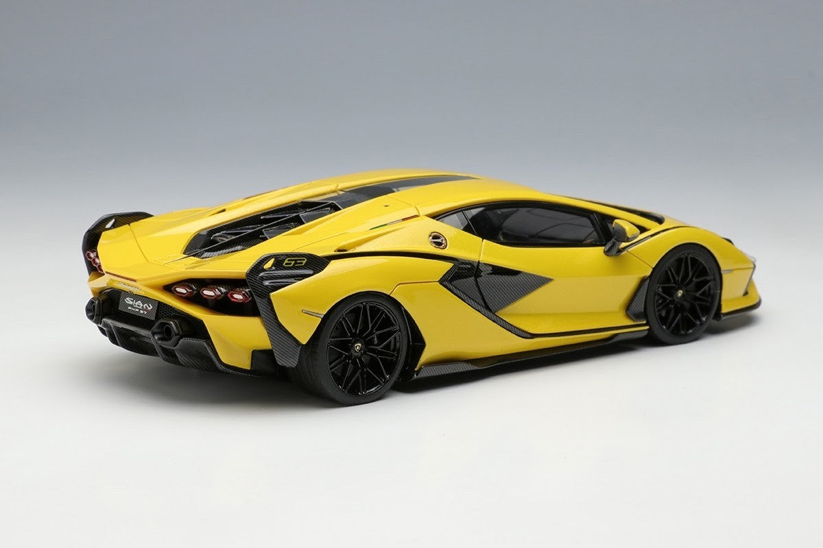 EIDOLON EM533F 1/43 Lamborghini Sian FKP 37 2019 Giallo Inti Car