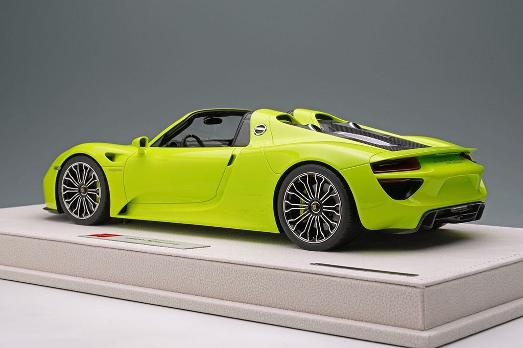 EIDOLON EML045G 1/18 Porsche 918 Spyder 2011 Acid Green Resin Limited 100pcs
