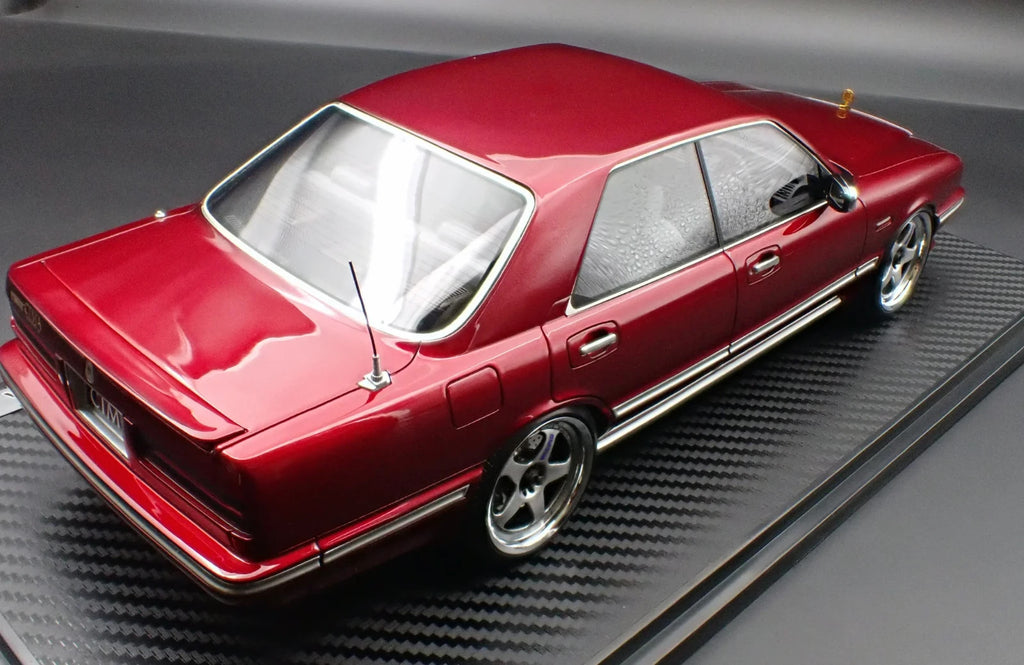 Ignition Model IG3905 1/18 Nissan Cedric Cima Y31 Wine Red Sedan