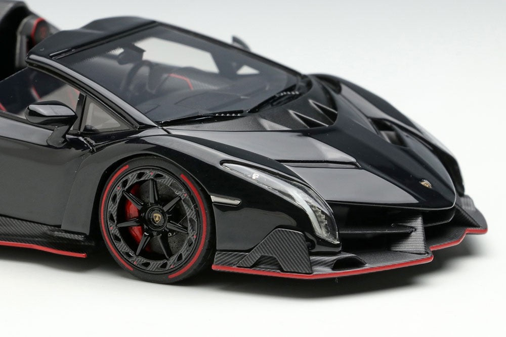 EIDOLON EM451H 1/43 Lamborghini Veneno Roadster 2015 Black Resin Ltd 80pcs