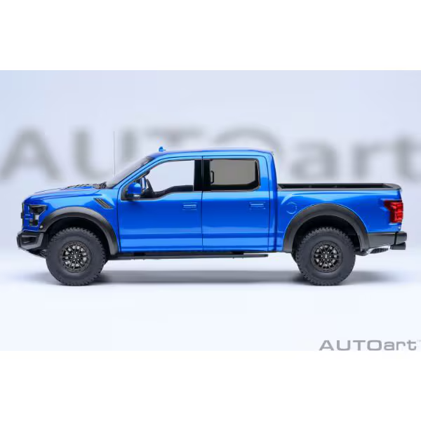 AUTOart 72949 1/18 Ford F-150 Raptor SuperCrew 2019 Blue Diecast