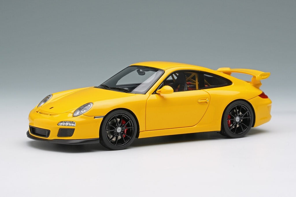Make Up Eidolon EM721D 1/43 Porsche 911 997.2 GT3 Clubsport 2010 Speed Yellow