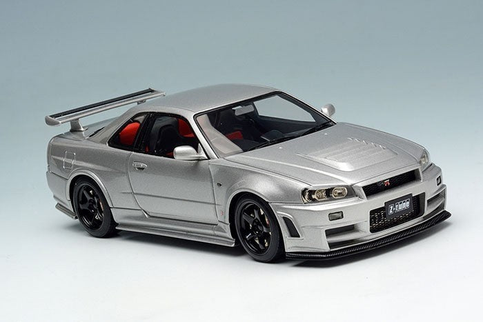 Make Up EIDOLON EM396A 1/43 Nismo R34 GT-R Z-tune Silver