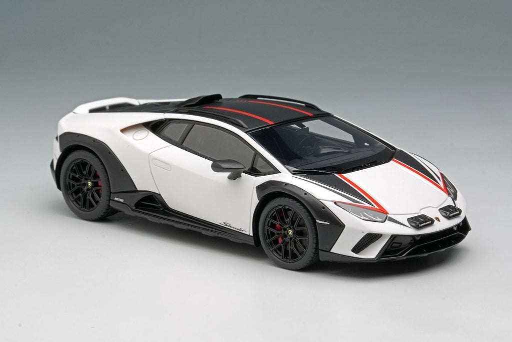 EIDOLON EM738F 1/43 Lamborghini Huracan Sterrato 2024 Matte White Stripe Resin