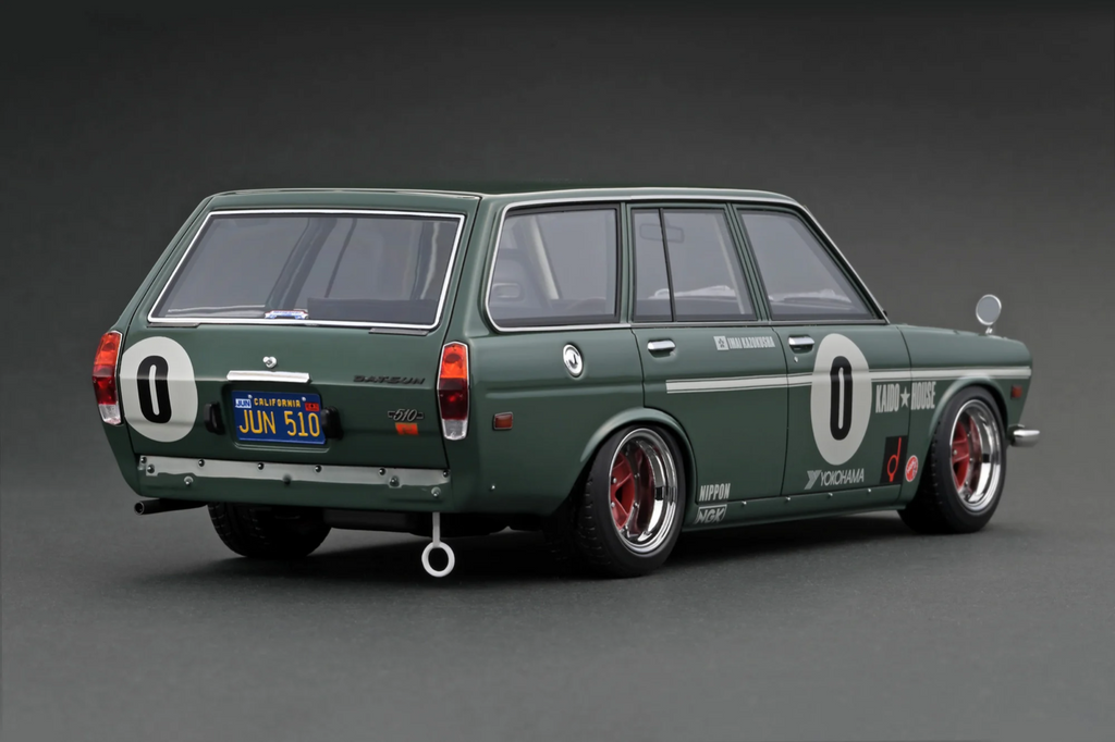 Ignition Model IG2217 1/18 KAIDO HOUSE Datsun Bluebird 510 Wagon Green Resin