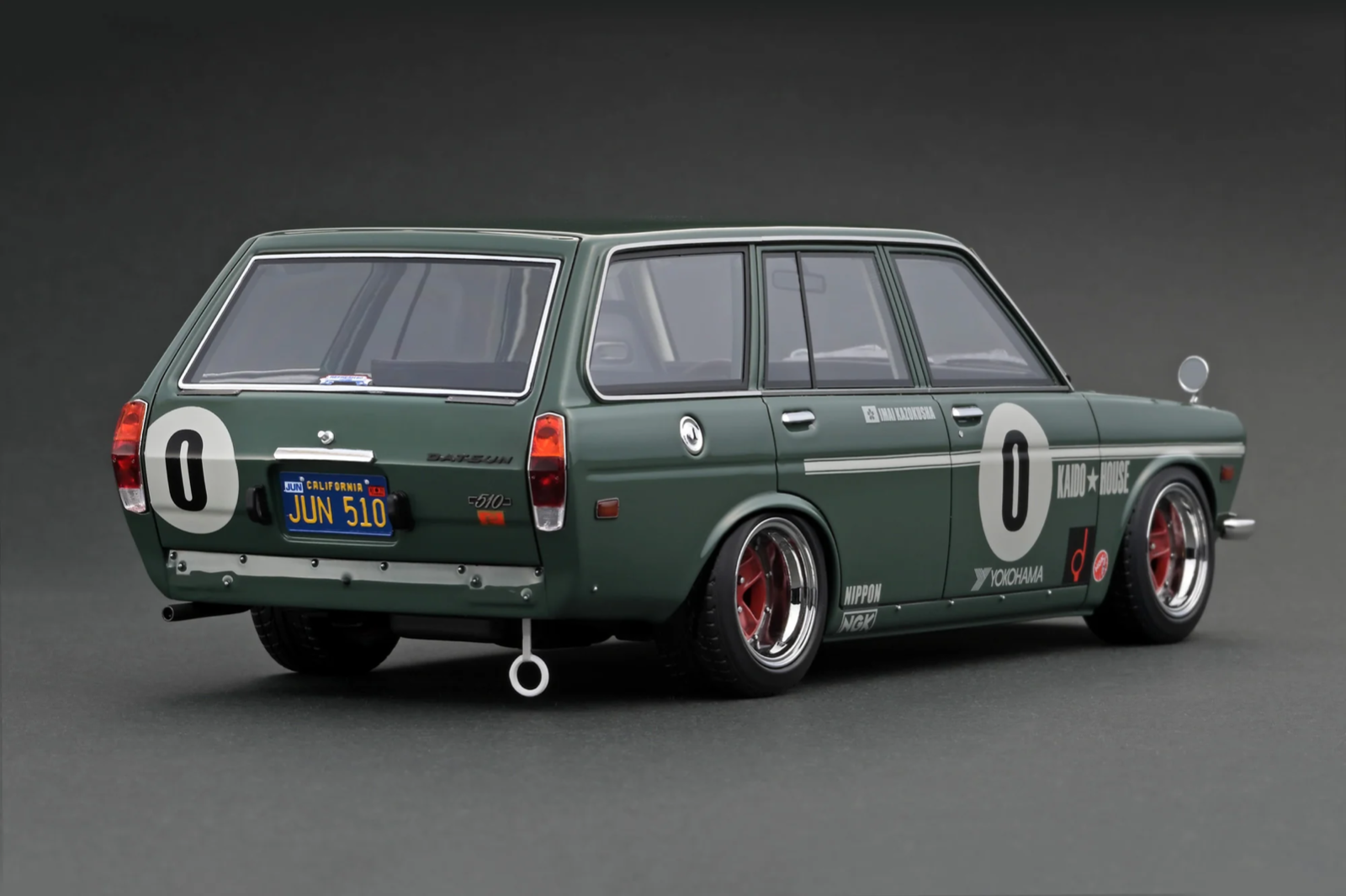 Ignition Model IG2217 1/18 KAIDO HOUSE Datsun Bluebird 510 Wagon Green Resin