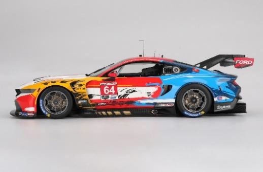 Top Speed TS0602 1/18 Ford Mustang GT3 2024 IMSA Laguna Seca #64 Multimatic