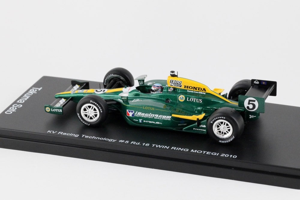 IXO 1/43 KV Racing Takuma Sato Indy Japan 300 Twin Ring Motegi 2010 Resin