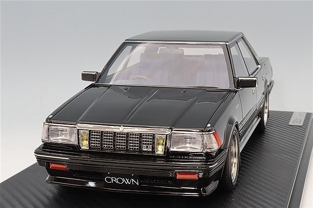 Ignition Model IG3827 1/18 Toyota Crown 2.8 Royal Saloon G 120 Black Resin