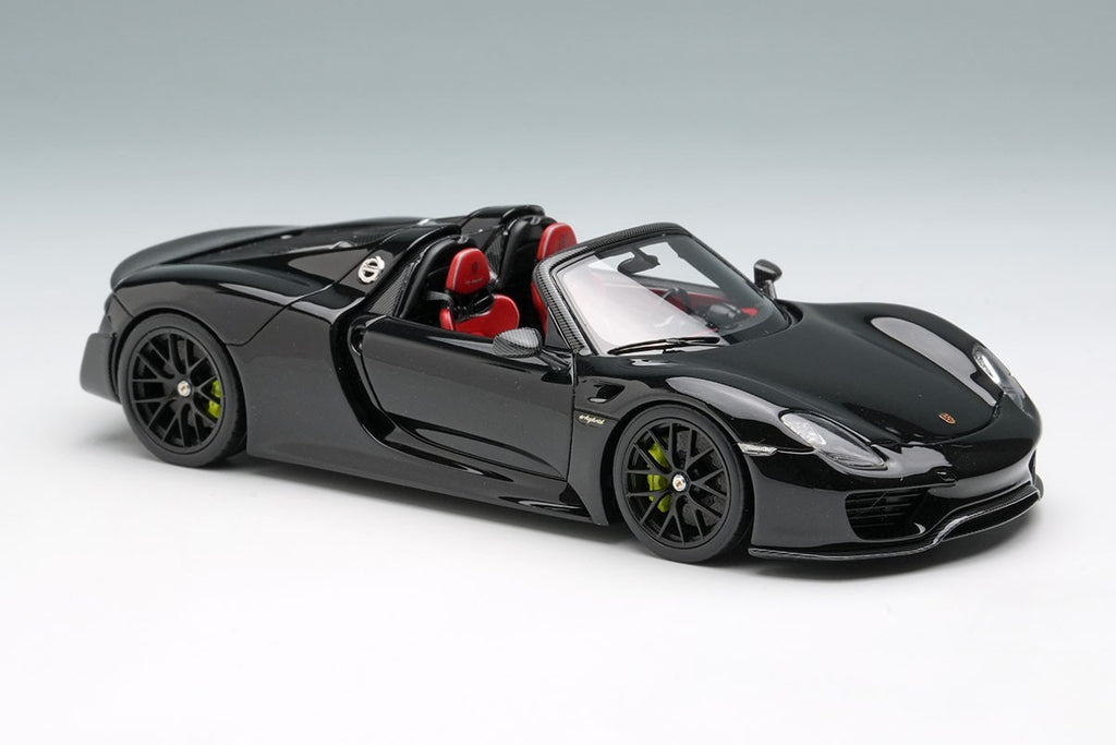 Make Up EIDOLON EM569I 1/43 Porsche 918 Spyder Weissach 2011 Basalt Black
