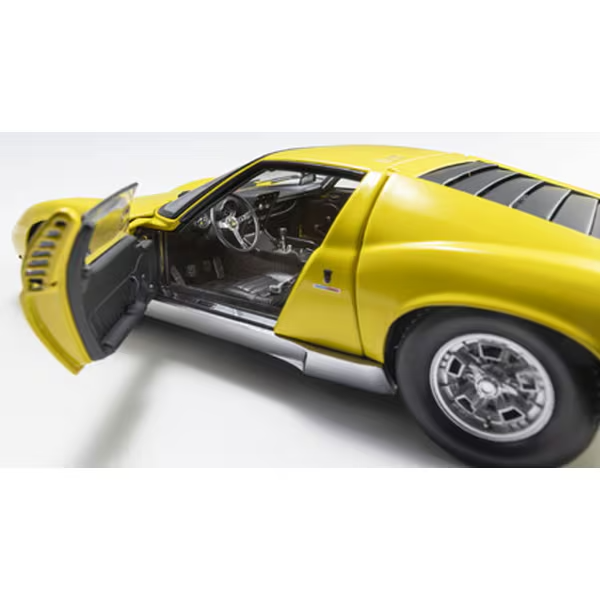 Kyosho KS08314Y 1/18 Lamborghini Miura P400 Yellow Diecast Model Car