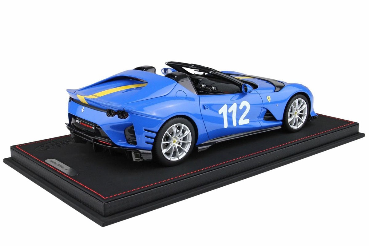 BBR P18209QV 1/18 Ferrari 812 Competizione A 2021 French Racing Blue Ltd 90pcs