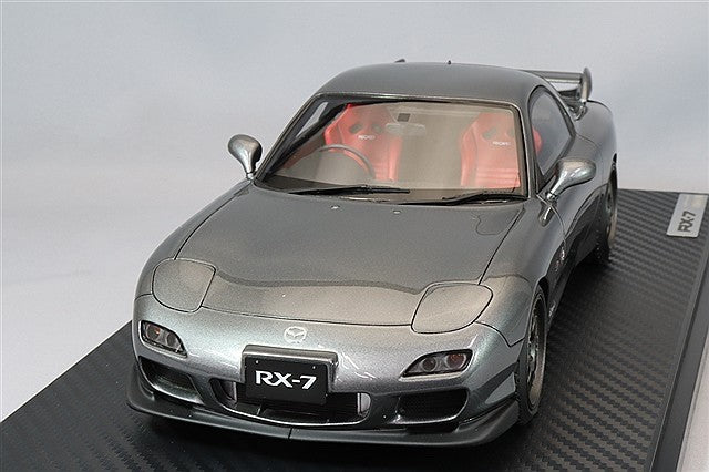 Ignition Model IG3608 1/18 Mazda RX-7 FD3S Spirit R Type A BBS Gray Resin