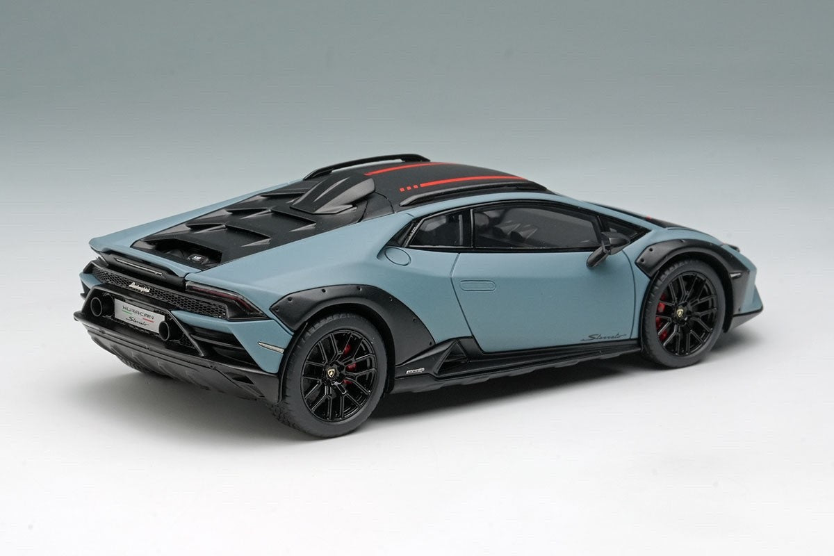 EIDOLON EM738H 1/43 Lamborghini Huracan Sterrato 2024 Grigio Vulcano Stripe Resi