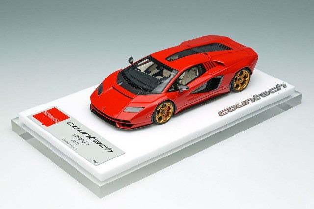 EIDOLON EM740B 1/43 Lamborghini Countach LPI 800-4 2022 Red Resin Limited 112pcs