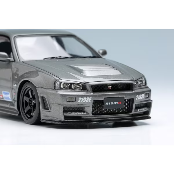 EIDOLON EM422A 1/43 Nissan Skyline GT-R NISMO BNR34 CRS Version 2011 Dark Metal
