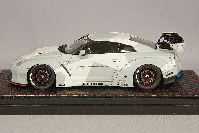 ONE MODEL OM17B03-73 1/43 LB-Works Nissan GT-R R35 J20 Camouflage Resin