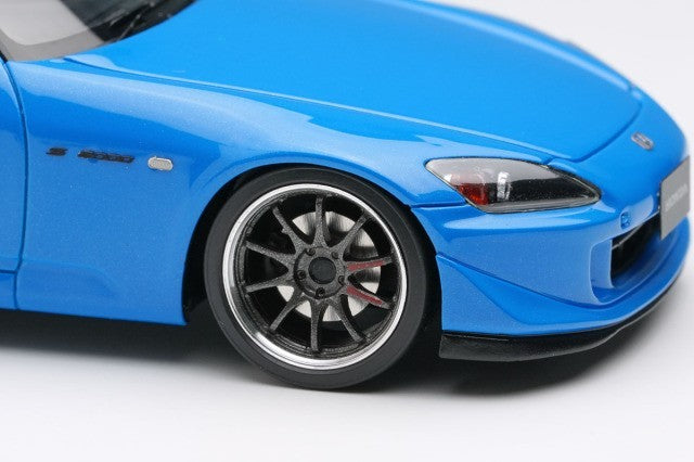 EIDOLON EM829A 1/43 Honda S2000 AP2 Type-S 2007 Apex Blue Pearl Limited 50pcs