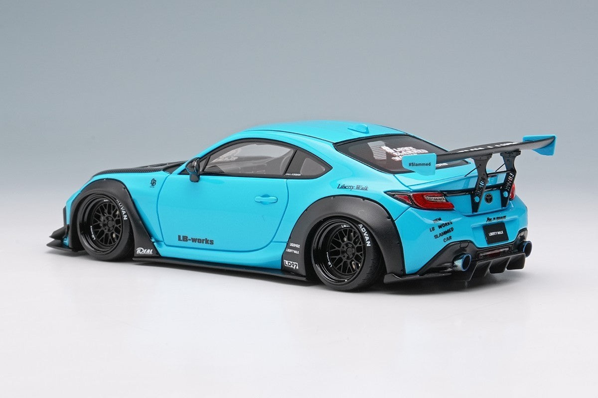 EIDOLON LB022C 1/43 Toyota GR86 LB Nation Pearl Light Blue Resin Model