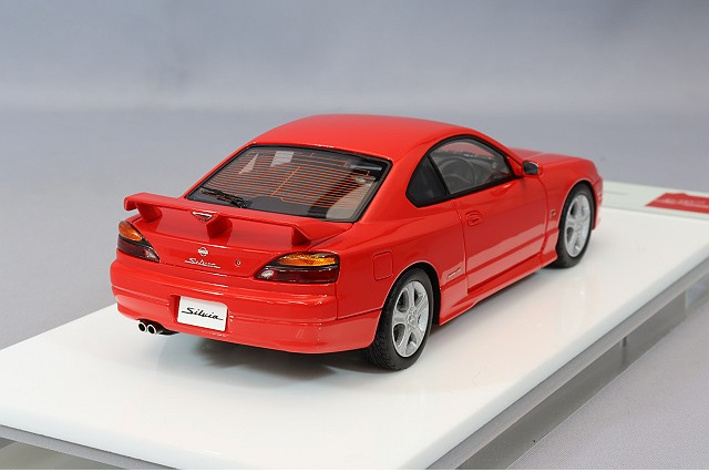 Make Up EIDOLON EM628D 1/43 Nissan Silvia S15 Spec R Aero Super Red 1999