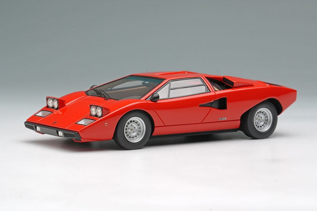 EIDOLON EM822B 1/43 Lamborghini Countach LP400 1974 Headlamp Open Red Resin