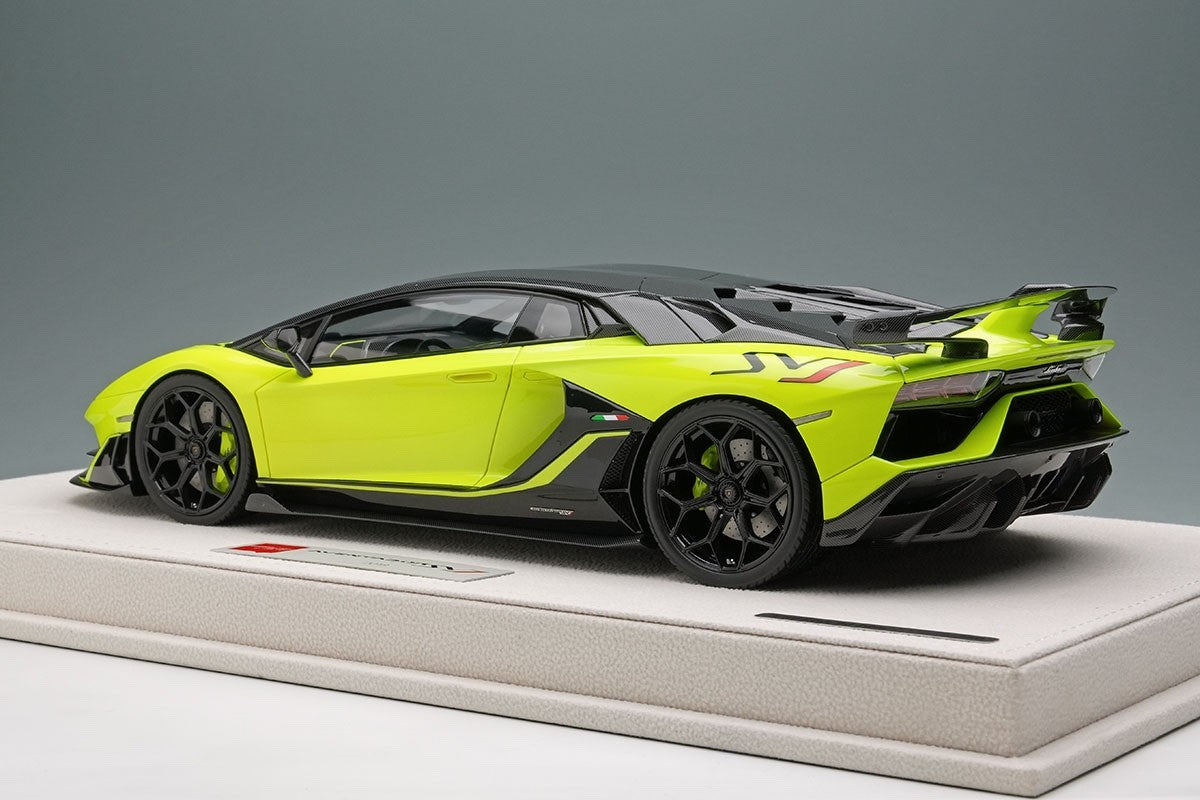 EIDOLON EML025I 1/18 Lamborghini Aventador SVJ 2018 Verde Scandal Resin 50pcs