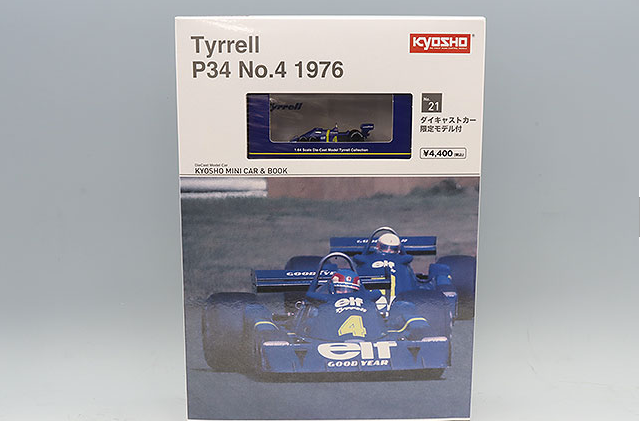 Kyosho K07038B-SET 1/64 Tyrrell P34 Set 1976-1977 Multicolor Diecast