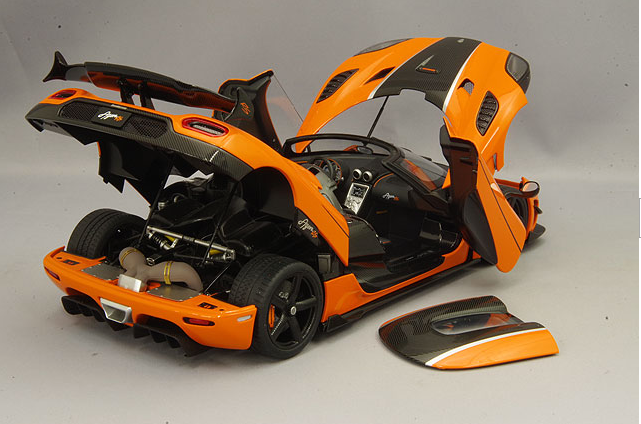 AUTOart Aa79023 1/18 Koenigsegg Agera RS Orange/Carbon Black Composite