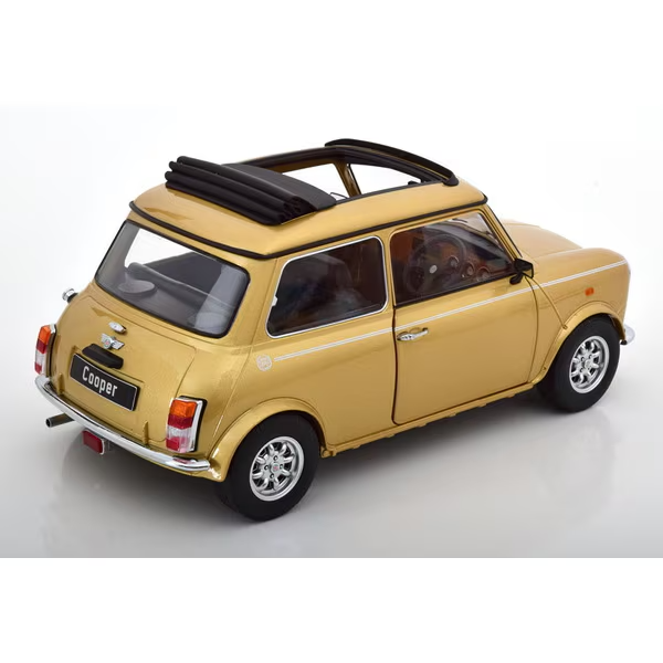 KK Scale KKDC120076R - 1/12 Mini Cooper Sunroof Gold Metallic Right-Hand Drive