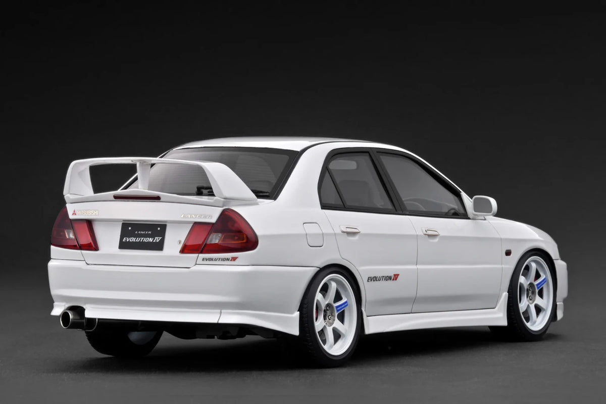 Ignition Model IG3782 1/18 Mitsubishi Lancer Evo IV CN9A White Resin