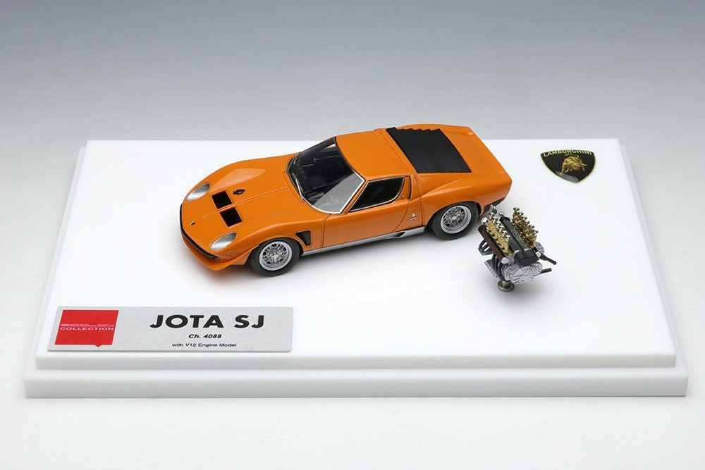 EIDOLON EM331SP 1/43 Lamborghini Jota SJ #4088 V12 Engine Resin Limited 100pcs