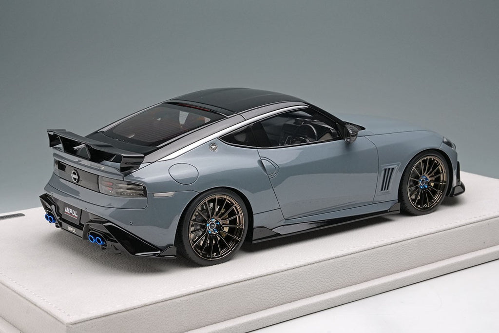 Make Up EIDOLON EML194D 1/18 IMPUL Fairlady Z 2023 Gray Black Resin Limited 60ps