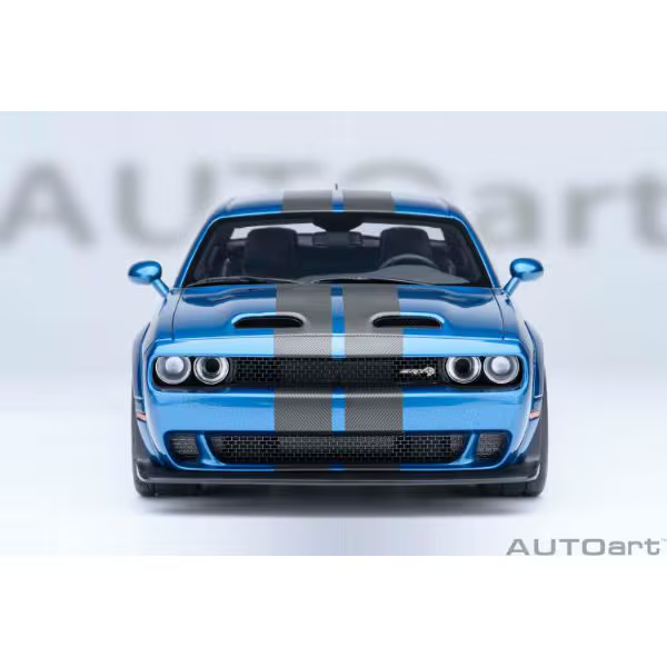 AUTOart 71767 1/18 Dodge Challenger SRT Super Stock 2023 Blue Diecast