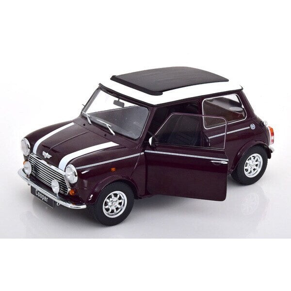 KK Scale KKDC120075L - 1/12 Mini Cooper Sunroof Purple Metallic/White Left-Hand