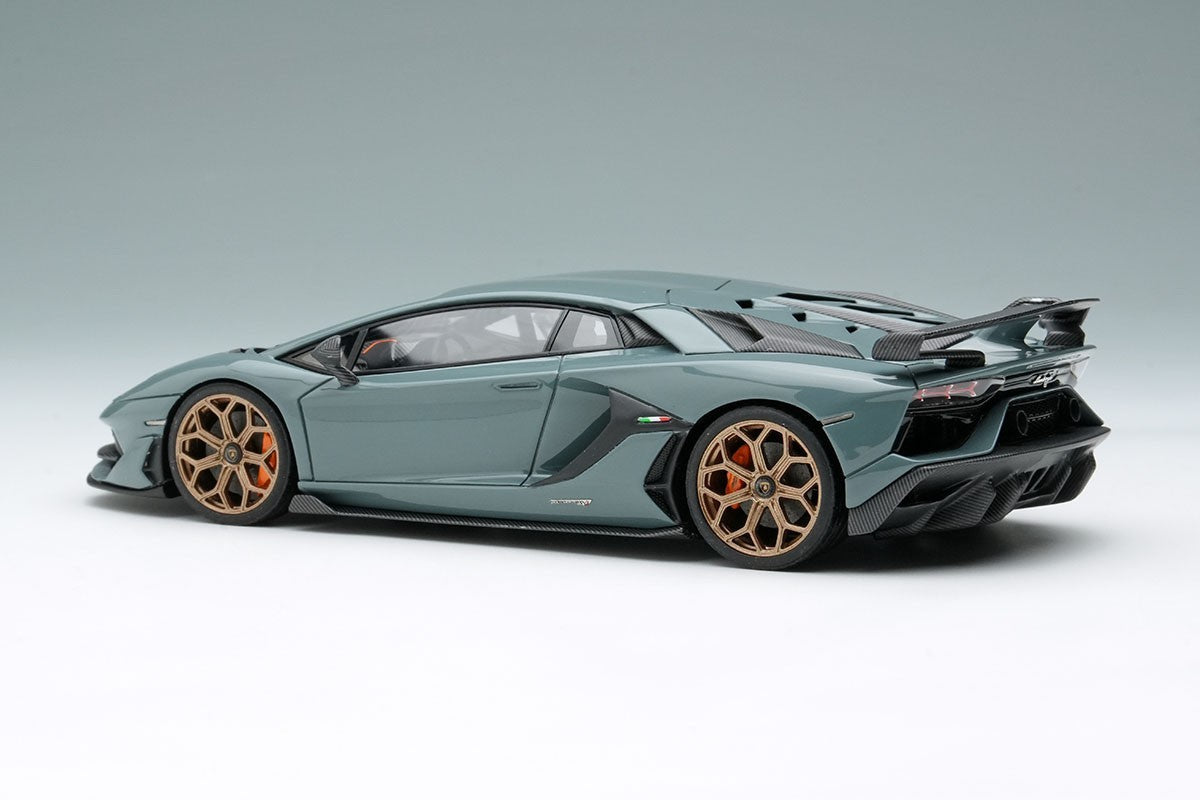 EIDOLON EM438N 1/43 Lamborghini Aventador SVJ 2018 Gray Resin Limited 60pcs