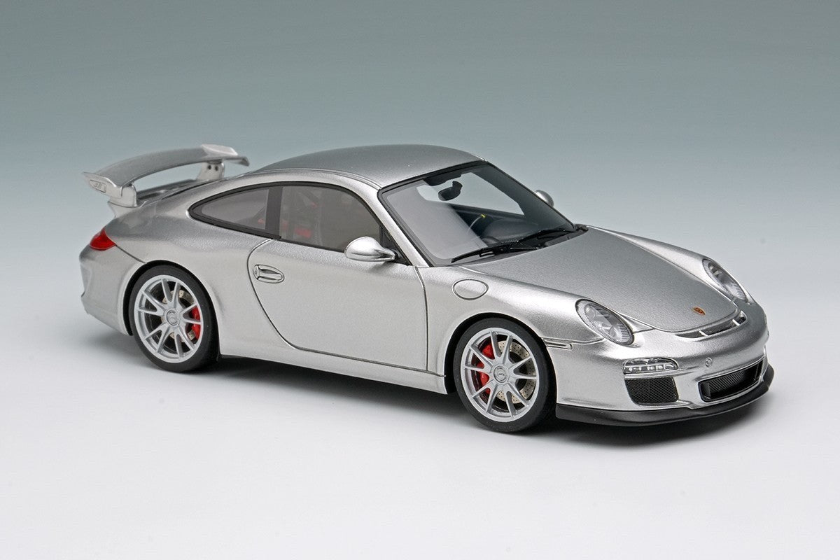Make Up EIDOLON EM721E 1/43 Porsche 911 997.2 GT3 Club Sport 2010 GT Silver