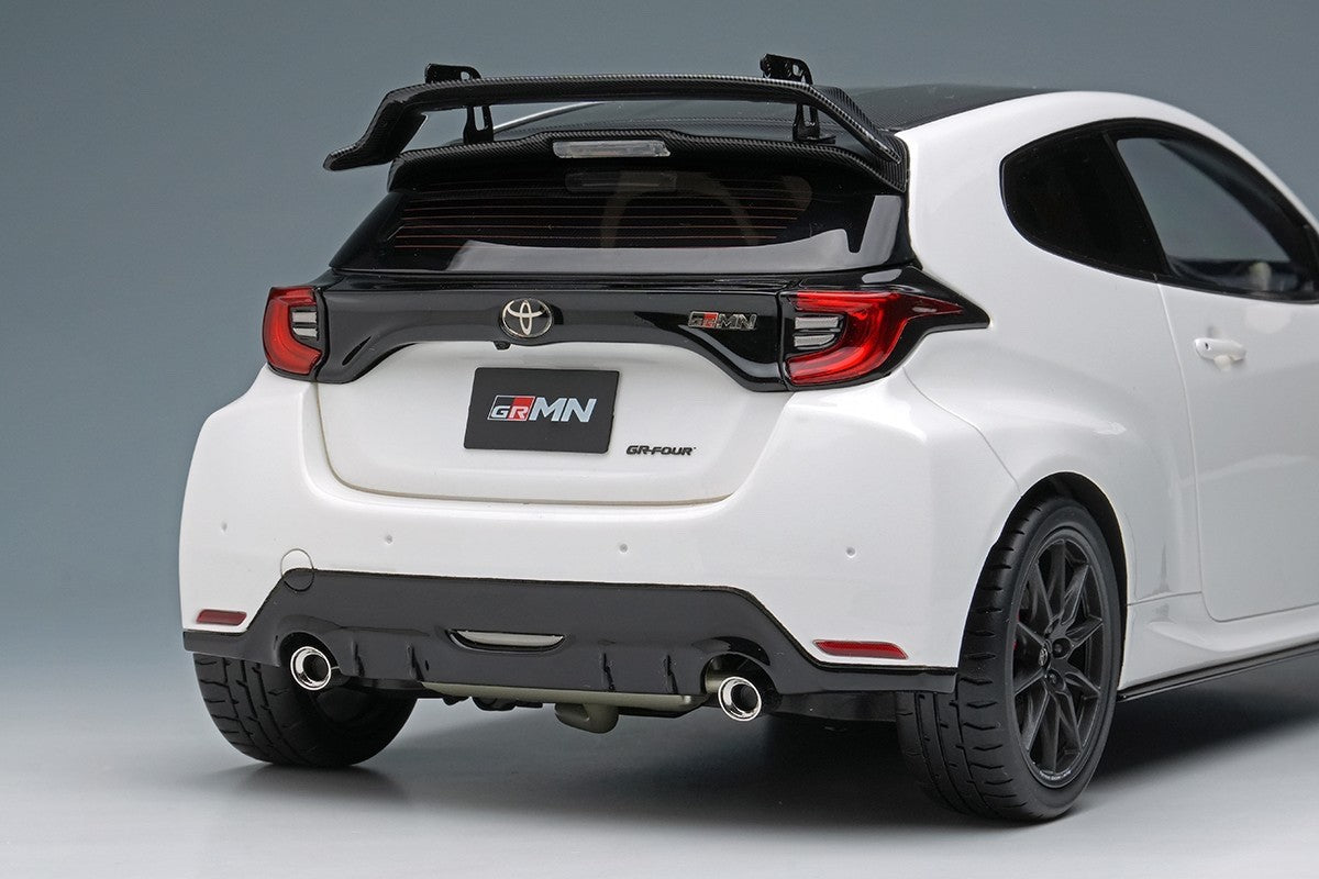 EIDOLON EML133B 1/18 Toyota GRMN Yaris Circuit Package 2022 White Pearl Mica