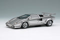 Make Up EIDOLON EM432K 1/43 Lamborghini Countach LP400S 1980 w Rear Wing Argento