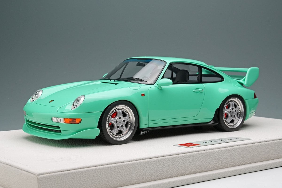 Make Up EIDOLON EML095I 1/18 Porsche 911 993 Carrera RS 1995 Japan Mint Green