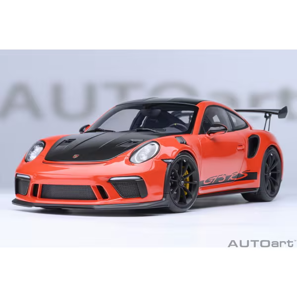 AUTOart 78177 1/18 Porsche 911 991.2 GT3 RS Weissach Orange Diecast