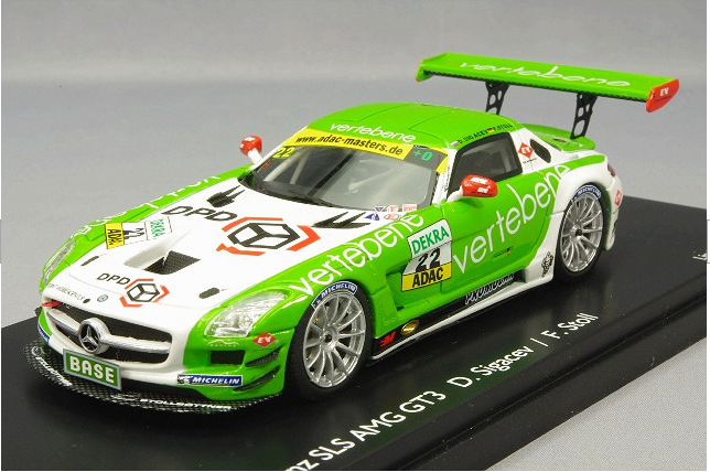 Schuco SCH450882000 1/43 Mercedes-Benz SLS AMG GT3 2011 #22 Multi Color