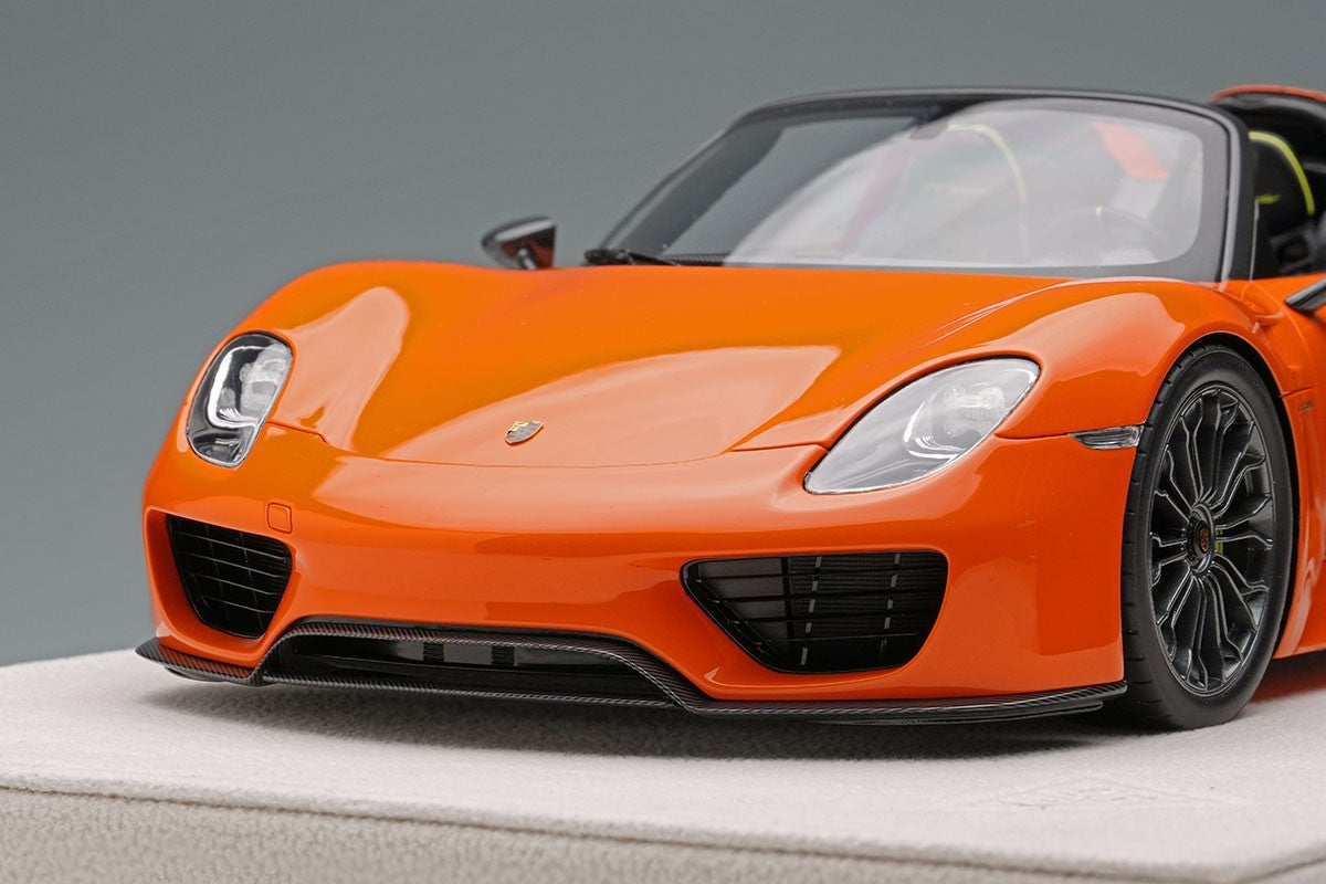 Make Up EIDOLON EML045H 1/18 Porsche 918 Spyder 2011 GT3 Orange Limited 100pcs