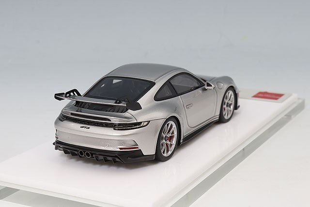 EIDOLON EM758B 1/43 Porsche 911 992 GT3 2021 GT Silver Metallic Coupe